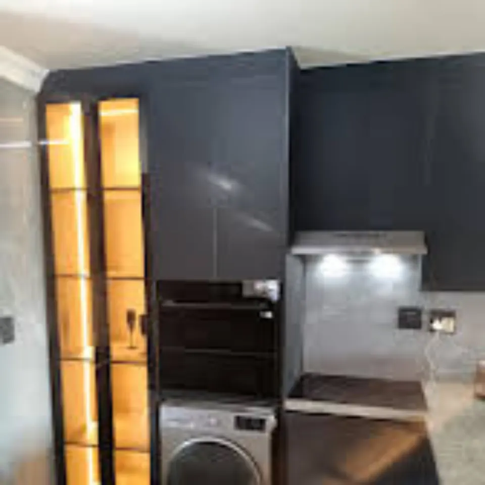 Gloss cabinetry